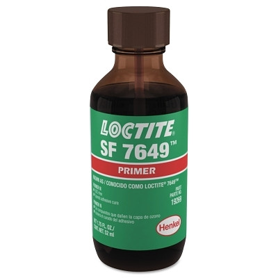 Loctite 135286 7649 Primer N, 1.75 oz Bottle, Clear Green