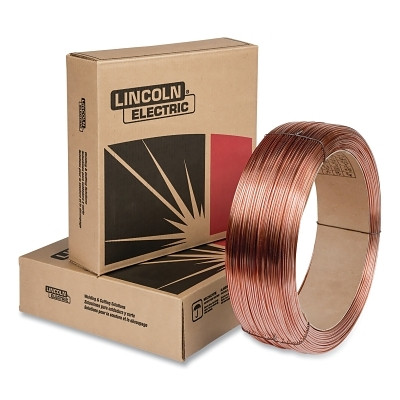 Lincoln Electric LINED011065 Lincolnweld LA-75 Welding Electrode, 5/32 in dia, 60 lb Coil, Low Alloy Solid