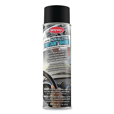 Sprayway SW938 Auto Care Non-Silicone Instant Shine, 20 oz Can, Clear