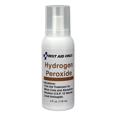 First Aid Only M5124 Hydrogen Peroxide, 4 oz, Bottle