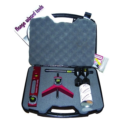 Flange Wizard 8905 Pipe Magician's Case, 1/2 in to 1-7/16 in dia, Two Hole