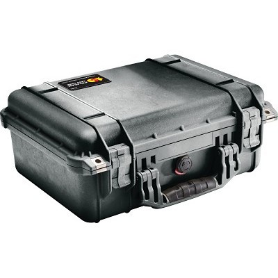 Pelican 1450300110 Protector Case, Panel Frame for 1450, 1 Frame, 1 O-ring, 10 inserts, 4 Screws, Black
