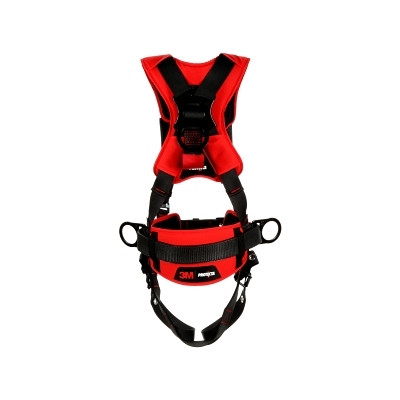 DBI-SALA 1161205 Protecta Construction Style Positioning Harness, Comfort, D-Rings, Leg Buckles, SLR Adaptor, Med/Lg, Pass-Through Chest Conn