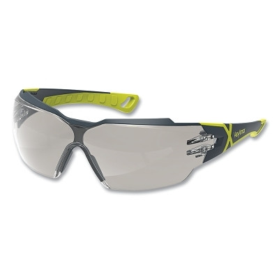 HexArmor 11-13005-02 MX300 Anti-Fog Safety Glasses, CBR65, TruShield, Gray/Lime