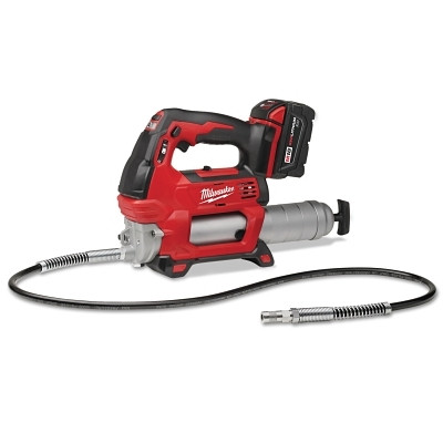 Milwaukee Tool 264622CT M18 Cordless 2-Speed Grease Gun, 16 oz, 10000 psi, 48 in Hose/Coupler