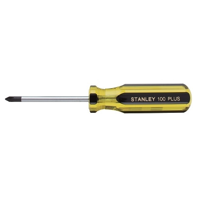 Stanley 64101A 100 Plus Phillips Tip Screwdriver, #1, 6-3/4 in L