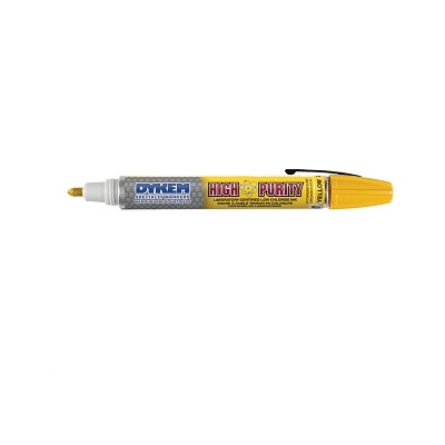 DYKEM 44916 High Purity Marker, Yellow, Medium, Threaded Cap