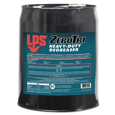 LPS 03505 ZeroTri Heavy-Duty Degreaser, 5 gal, Pail, Ether Scent
