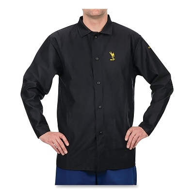 Weldas 33-8830-L COOL FR Navy Blue Jacket, Large, 9 oz Cotton, 30 in L