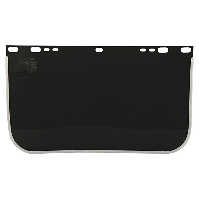 Anchor Brand UV365B05 Visor, Shade 5, Aluminum Bound, 15-1/2 in L x  9 in H, for Jackson Safety Head Gear/Cap Adaptors
