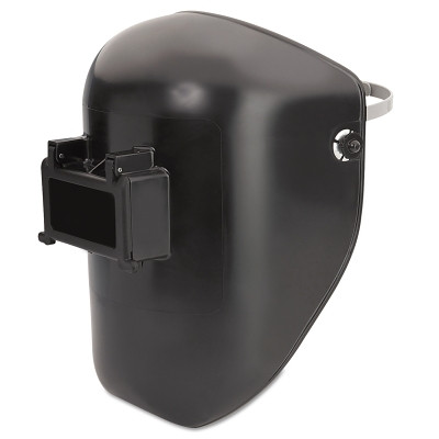 Fibre-Metal by PIP 5906BK Tigerhood Classic Welding Helmet, #10 Shade, Black, Lift Front, 2 in x 4-1/4 in Window,  Incl Speedy Loop/Lens/Plate