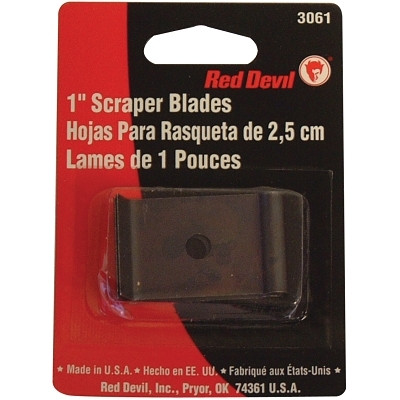 Red Devil 3061 Single-Edge Paint Scraper Blade, 1 in, Used with 3010 Paint Scraper