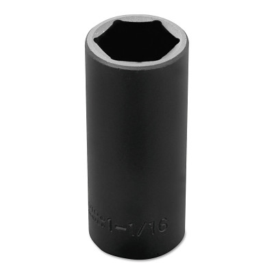 Proto J7334H Torqueplus Deep Impact Sockets 1/2 in, 1/2 in Drive, 1 1/16 in, 6 Points