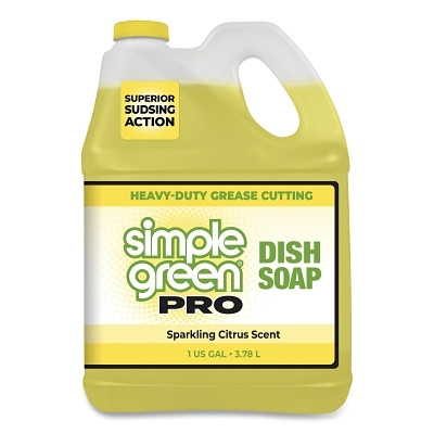 Simple Green 4110100401128 Pro Dish Soap, 1 gal, Jug, Citrus Scent
