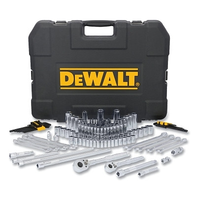 DeWalt DWMT45408 TOUGHSERIES Mechanics Tool Set, 140 Pc, 1/4 in and 3/8 in Drive