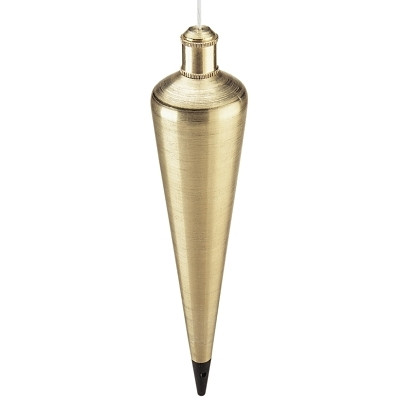 Empire Level 916BR Plumb Bobs, 16 oz, Corrosion Resistant Steel/Brass