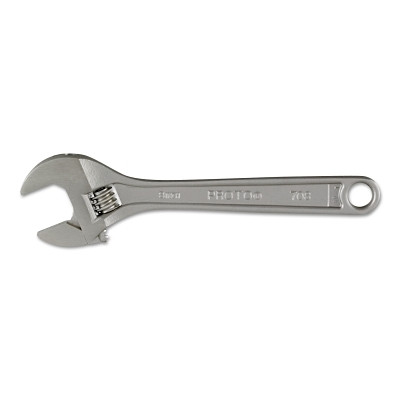 Proto 708B Adjustable Wrench, 8 in L, 1-1/8 in Opening, Satin