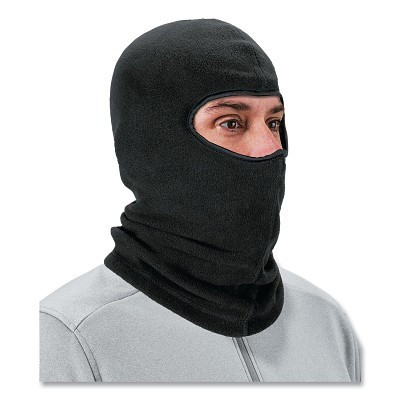 Ergodyne 16821 N-Ferno Balaclava, 6821, Polyester, Fleece Lining, Black
