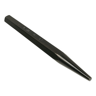 Mayhew Tools 20105 Solid Punch, 6 in L, 5/16 in Tip, Alloy Steel