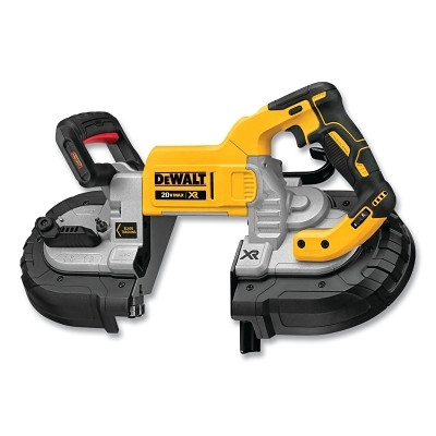 DeWalt DCS376B 20V MAX* Dual Switch Band Saw, D-Handle, 4.75 in cutting cap, Cordless, Yellow