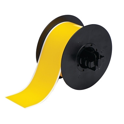 Brady B30C2250595YL BBP31 Indoor/Outdoor Vinyl Tapes, 100 ft x 2-1/4 in, Yellow