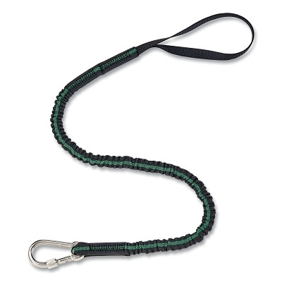 MSA 10207288 Retractable Tool Tether, Carabiner/Loop, 0.8 in W x 35.4 in Retracted L x 47.2 in Extended L, 15 lb Capacity