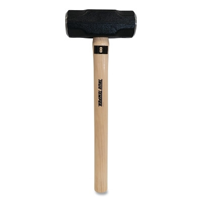 TRUE TEMPER 20186100 TOUGHSTRIKE American Hickory Sledge Hammer, 8 lb, 17 in Handle