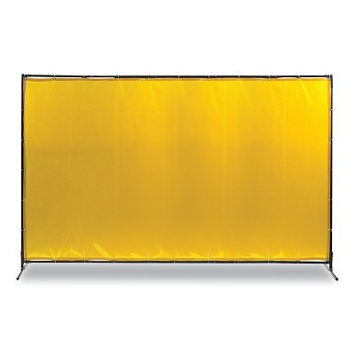 Best Welds CURTAIN6X10YEL Welding Curtain, 6 ft x 10 ft, PVC, Yellow, 14 mil