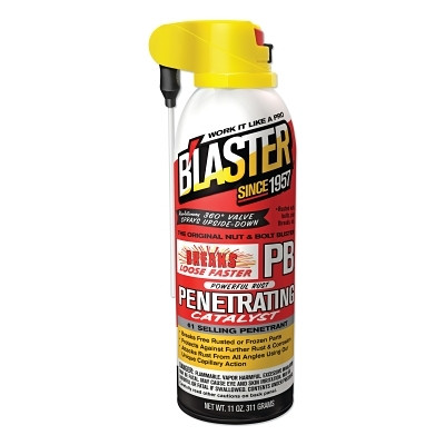 B'LASTER 16PBDS Penetrating Catalyst, 11 oz, Aerosol Can with ProStraw