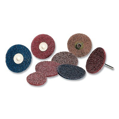 3M 7000046734 Standard Abrasives Quick Change Surface Conditioning FE Disc, 2 in dia x 1/2 in Arbor dia, Very Fine Grit Grade