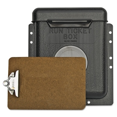 PETOL RTB1 Run Ticket Boxes w/Hinged Lid, 1-1/2 lbs, Polyethylene