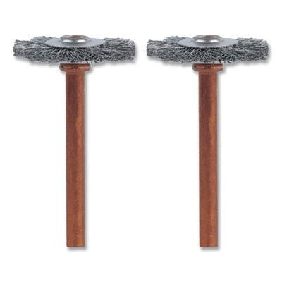 Dremel 530-02 Stainless Steel Brush, 3/4 in dia, 1-3/4 in L, 2 EA/PK