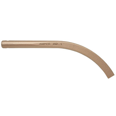 Ampco Safety Tools BW-1 Non-Sparking Banana Wedge 13" OAL Non-Magnetic Corrosion-Resistant Single