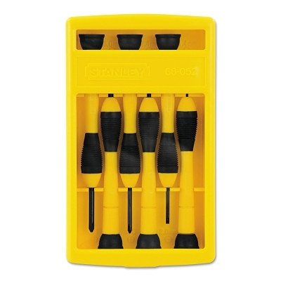 Stanley 66052 Precision Screwdriver Sets, Phillips; Slotted