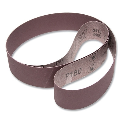 3M 7010361741 Cloth Belt, 341D, X-Weight, 2 in W x 48 in L, 60 Grit, Aluminum Oxide, Film-Lok/Single-Flex