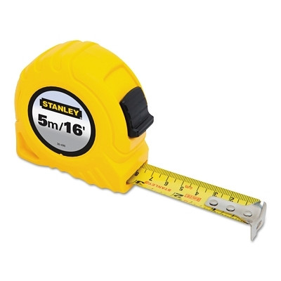 Stanley 30496 Tape Rule, 3/4 in x 5m/16 ft