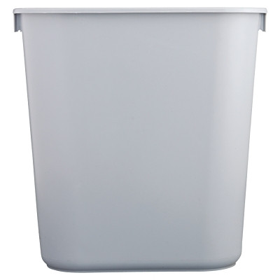 Rubbermaid Commercial FG295700BLA Deskside Wastebaskets, 41 1/4 qt, Plastic, Black