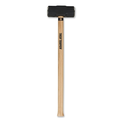 TRUE TEMPER 20185600 TOUGHSTRIKE American Hickory Sledge Hammer, 20 lb, 36 in Handle