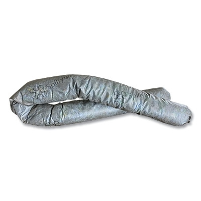 Spilfyter G-34 Sorbent Sock, 3 in W x 4 ft L, Universal, Gray