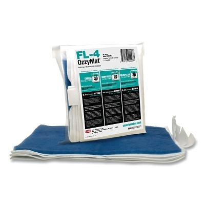 SmartWasher 14124 OzzyMat FL-4 Multi-Layer Fluid Activation Mat, For SmartWasher Parts Cleaning Systems, Buff/Blue, 1 EA/EA