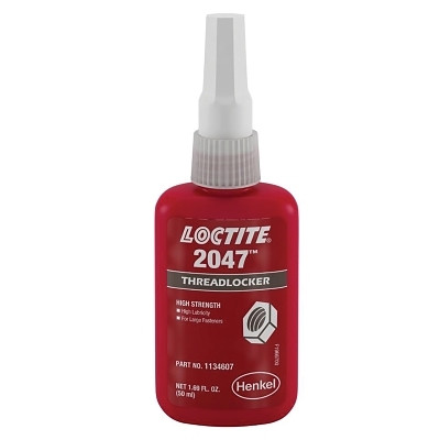 Loctite 1134607 2047 Threadlocker, 50 ml, Bottle, Black