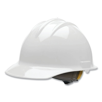 Bullard 30WHR C30 Classic Cap Style Hard Hat, 6-point Ratchet, White