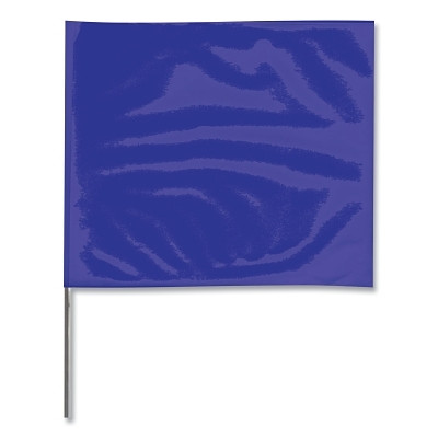 Presco 4521B Stake Flag, 4 in x 5 in, 21 in H, Blue
