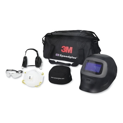 3M 09-0100-20 Speedglas G5-03 E Welding Helmet, PPE Kit, with G5NC Welding Filter, Black, 2.1 in x 4.2 in
