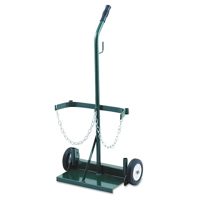 Harper Trucks 10621 Series 100 Truck, Holds 7 in - 8 in Cylinders, 6 in Semi-Pneumatic, Plain Wheels