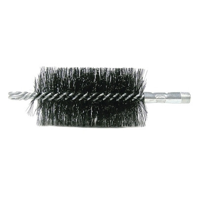 Weiler 44036 1-3/4" Double Spiral Flue Brush, .012 Steel Fill