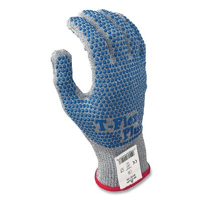 SHOWA 8113C09 8113 Series Cut-Resistant Gloves, Large, Blue/Gray