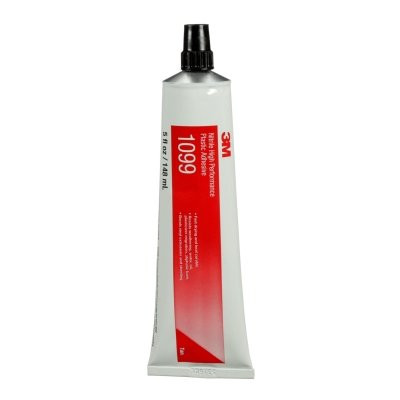 3M 7000000796 Nitrile High Performance Plastic Adhesive 1099, 5 fl oz, Tube, light Tan