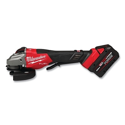 Milwaukee Tool 3670-22 M18 FUEL Braking Grinder, Kit, 4-1/2 in/6 in dia, 18 V DC, 9000 RPM, Paddle Switch, No-Lock