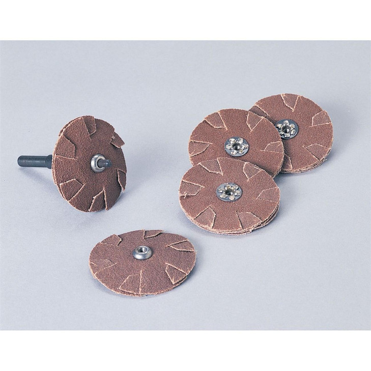 Disc, 5/8 Inch Dia, P180 Grit, Slotted, AO, 24000 rpm, 1000/CS